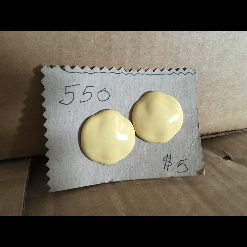 Yellow Earrings
